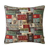 Number Plates Cushion