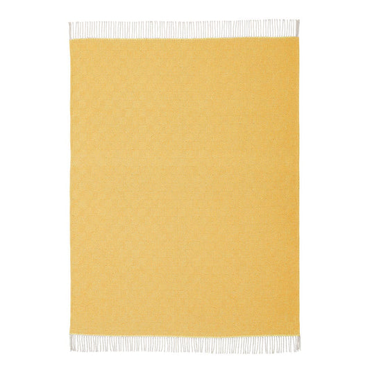 Scatter Box Throw - Geo - Ochre Grey - Geometric Design - Fringed