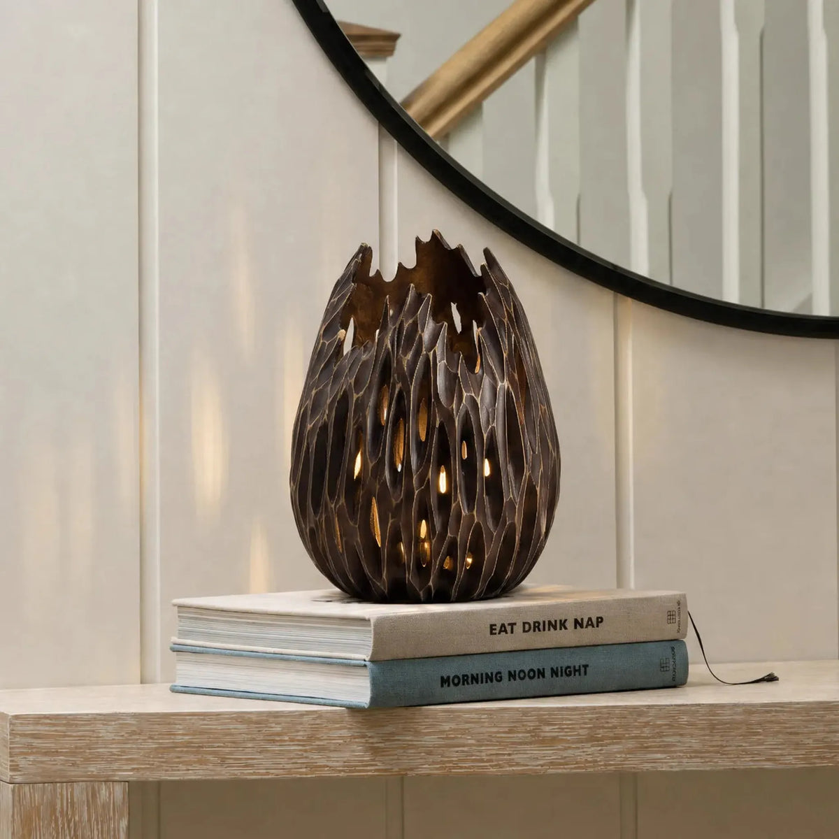 Tiaga Brown Table Lamp