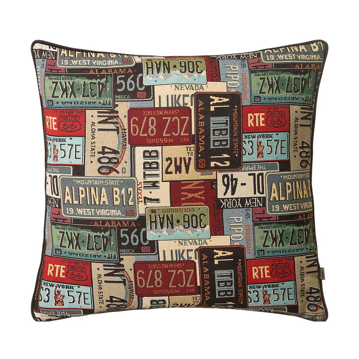 Number Plates Cushion