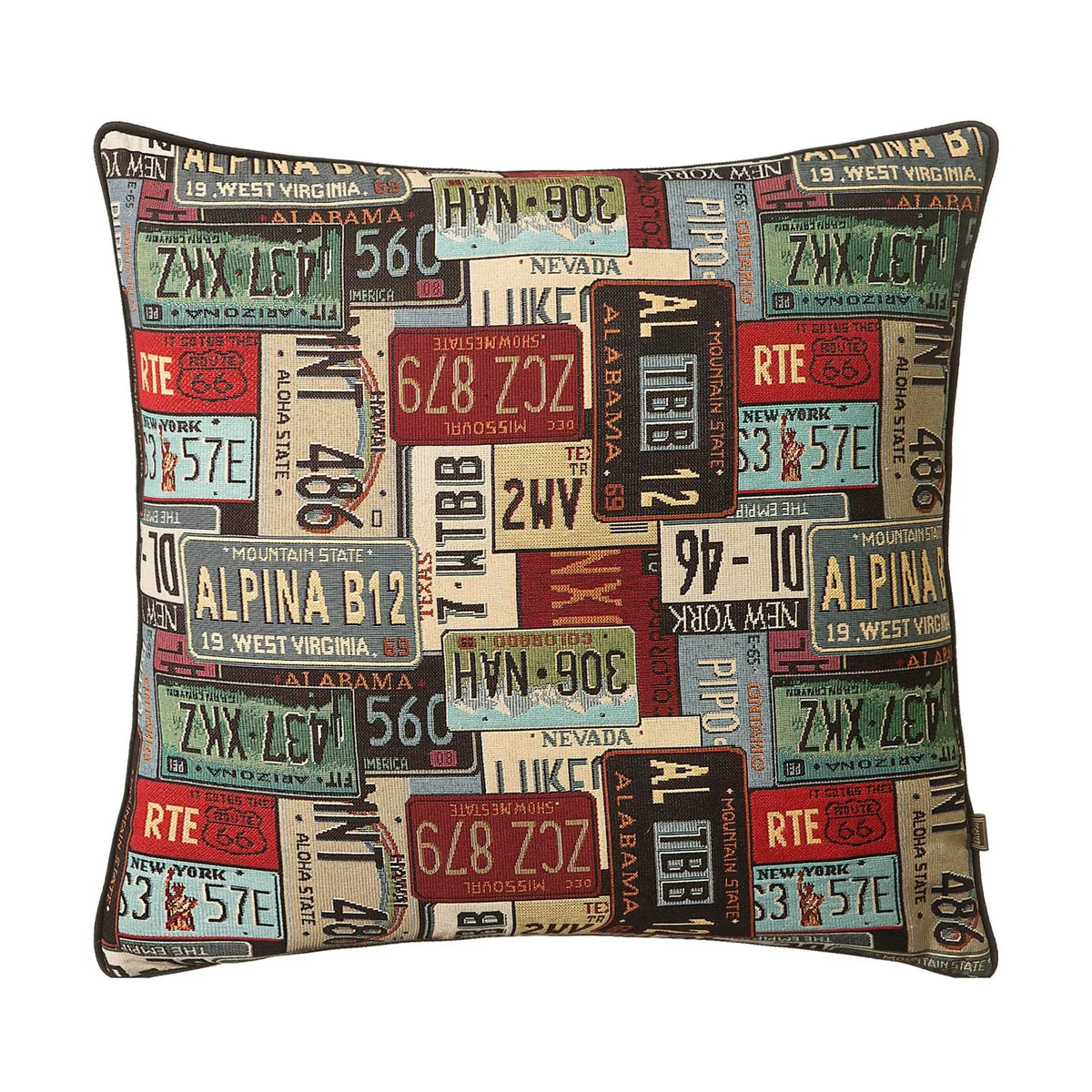 Number Plates Cushion