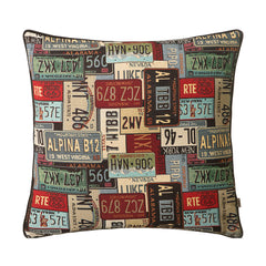 Number Plates Cushion